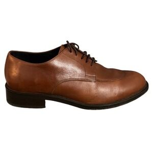 Sandro Paris Leather Oxford Dress Shoes Brown Lace Up Men Size 42 EU 9 US